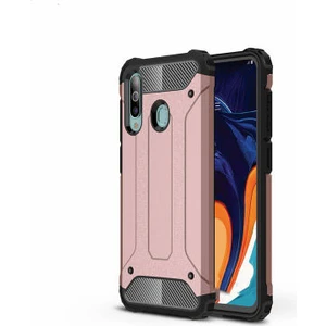 Techno Guru Samsung Galaxy A20S Tam Koruma Sağlayan Çift Katmanlı Crash Premium Sert Silikon Kılıf
