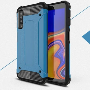 Techno Guru Samsung Galaxy A9 2018 Tam Koruma Sağlayan Çift Katmanlı Crash Premium Sert Silikon Kılıf