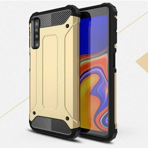 Techno Guru Samsung Galaxy A9 2018 Tam Koruma Sağlayan Çift Katmanlı Crash Premium Sert Silikon Kılıf