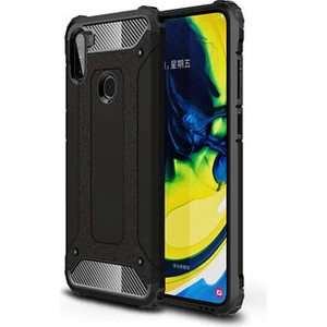 Techno Guru Samsung Galaxy M11 Tam Koruma Sağlayan Çift Katmanlı Crash Premium Sert Silikon Kılıf