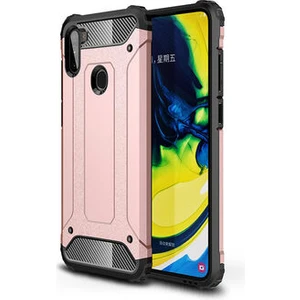 Techno Guru Samsung Galaxy M11 Tam Koruma Sağlayan Çift Katmanlı Crash Premium Sert Silikon Kılıf