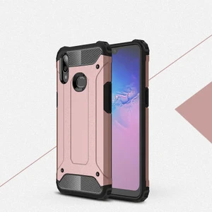 Techno Guru Samsung Galaxy A10S Tam Koruma Sağlayan Çift Katmanlı Crash Premium Sert Silikon Kılıf