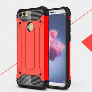 Techno Guru Huawei P Smart Tam Koruma Sağlayan Çift Katmanlı Crash Premium Sert Silikon Kılıf