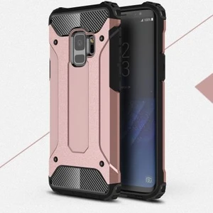 Techno Guru Samsung Galaxy S9 Tam Koruma Sağlayan Çift Katmanlı Crash Premium Sert Silikon Kılıf