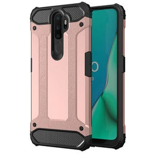 Techno Guru Oppo A5 2020 Tam Koruma Sağlayan Çift Katmanlı Crash Premium Sert Silikon Kılıf