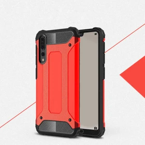 Techno Guru Huawei P20 Pro Tam Koruma Sağlayan Çift Katmanlı Crash Premium Sert Silikon Kılıf