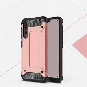 Techno Guru Huawei P20 Pro Tam Koruma Sağlayan Çift Katmanlı Crash Premium Sert Silikon Kılıf