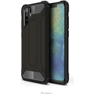 Techno Guru Huawei P30 Pro Tam Koruma Sağlayan Çift Katmanlı Crash Premium Sert Silikon Kılıf