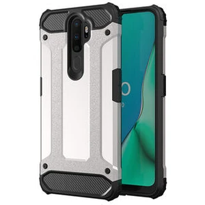 Techno Guru Oppo A5 2020 Tam Koruma Sağlayan Çift Katmanlı Crash Premium Sert Silikon Kılıf