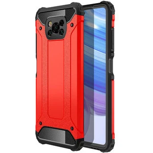 Techno Guru Poco X3 Pro Tam Koruma Sağlayan Çift Katmanlı Crash Premium Sert Silikon Kılıf