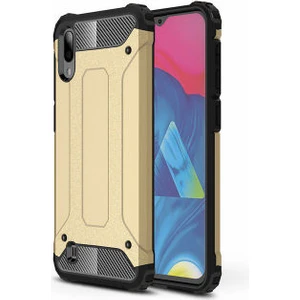 Techno Guru Samsung Galaxy M10 Tam Koruma Sağlayan Çift Katmanlı Crash Premium Sert Silikon Kılıf