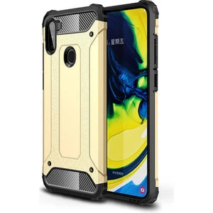 Techno Guru Samsung Galaxy M11 Tam Koruma Sağlayan Çift Katmanlı Crash Premium Sert Silikon Kılıf