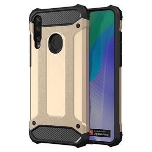 Techno Guru Huawei Y6P Tam Koruma Sağlayan Çift Katmanlı Crash Premium Sert Silikon Kılıf