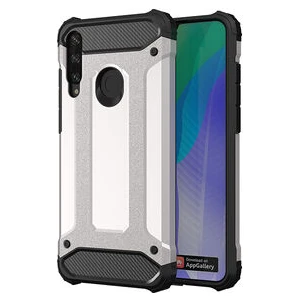Techno Guru Huawei Y6P Tam Koruma Sağlayan Çift Katmanlı Crash Premium Sert Silikon Kılıf