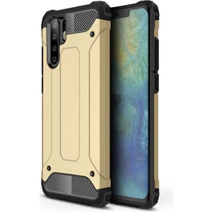 Techno Guru Huawei P30 Pro Tam Koruma Sağlayan Çift Katmanlı Crash Premium Sert Silikon Kılıf