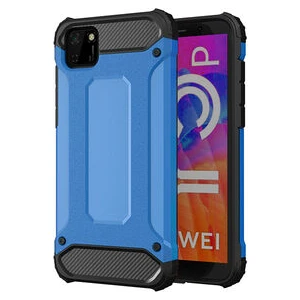 Techno Guru Huawei Y5P Tam Koruma Sağlayan Çift Katmanlı Crash Premium Sert Silikon Kılıf