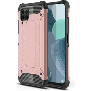 Techno Guru Huawei P40 Lite Tam Koruma Sağlayan Çift Katmanlı Crash Premium Sert Silikon Kılıf