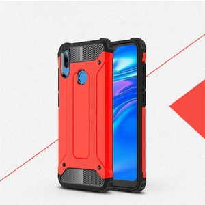 Techno Guru Huawei Y7 Prime 2019 Tam Koruma Sağlayan Çift Katmanlı Crash Premium Sert Silikon Kılıf