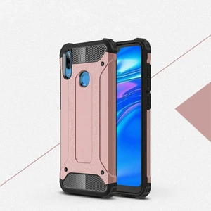 Techno Guru Huawei Y7 Prime 2019 Tam Koruma Sağlayan Çift Katmanlı Crash Premium Sert Silikon Kılıf