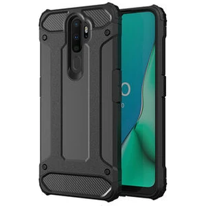 Techno Guru Oppo A5 2020 Tam Koruma Sağlayan Çift Katmanlı Crash Premium Sert Silikon Kılıf