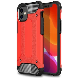 Techno Guru iPhone 12 Mini Tam Koruma Sağlayan Çift Katmanlı Crash Premium Sert Silikon Kılıf