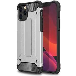 Techno Guru iPhone 12 Pro Max Tam Koruma Sağlayan Çift Katmanlı Crash Premium Sert Silikon Kılıf