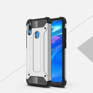 Techno Guru Huawei Y7 Prime 2019 Tam Koruma Sağlayan Çift Katmanlı Crash Premium Sert Silikon Kılıf
