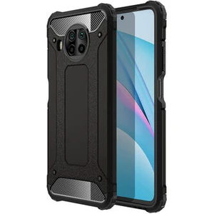 Techno Guru Redmi Note 9 Pro 5g Tam Koruma Sağlayan Çift Katmanlı Crash Premium Sert Silikon Kılıf