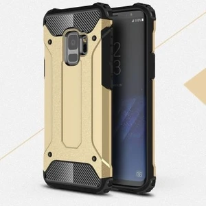 Techno Guru Samsung Galaxy S9 Tam Koruma Sağlayan Çift Katmanlı Crash Premium Sert Silikon Kılıf