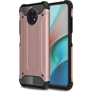 Techno Guru Redmi Note 9t Tam Koruma Sağlayan Çift Katmanlı Crash Premium Sert Silikon Kılıf
