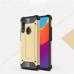 Techno Guru Huawei Y9 Prime 2019 Tam Koruma Sağlayan Çift Katmanlı Crash Premium Sert Silikon Kılıf