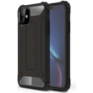Techno Guru iPhone 11 Tam Koruma Sağlayan Çift Katmanlı Crash Premium Sert Silikon Kılıf