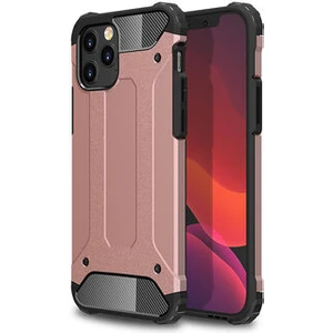 Techno Guru iPhone 12 Pro Max Tam Koruma Sağlayan Çift Katmanlı Crash Premium Sert Silikon Kılıf