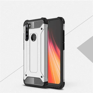 Techno Guru Redmi Note 8 Tam Koruma Sağlayan Çift Katmanlı Crash Premium Sert Silikon Kılıf