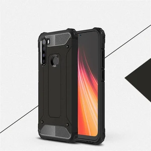 Techno Guru Redmi Note 8 Tam Koruma Sağlayan Çift Katmanlı Crash Premium Sert Silikon Kılıf