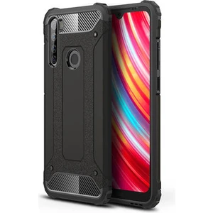 Techno Guru Redmi Note 8t Tam Koruma Sağlayan Çift Katmanlı Crash Premium Sert Silikon Kılıf