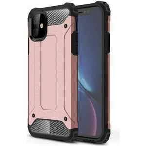Techno Guru iPhone 11 Tam Koruma Sağlayan Çift Katmanlı Crash Premium Sert Silikon Kılıf