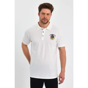 Alexander Gardi Alexandergardı Baskılı Polo Yaka T-Shirt (E21-IGNPL01)