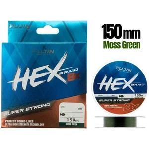 Hex 8x 150MT. 0.08MM Moss Green Pe Line Ip Misina