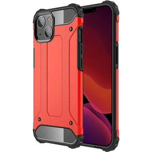 Techno Guru iPhone 13 Mini Tam Koruma Sağlayan Çift Katmanlı Crash Premium Sert Silikon Kılıf