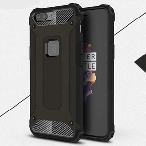 Techno Guru One Plus 5 Tam Koruma Sağlayan Çift Katmanlı Crash Premium Sert Silikon Kılıf
