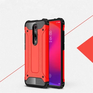 Techno Guru Xiaomi Mi 9t Tam Koruma Sağlayan Çift Katmanlı Crash Premium Sert Silikon Kılıf