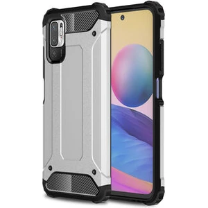 Techno Guru Poco M3 Pro Tam Koruma Sağlayan Çift Katmanlı Crash Premium Sert Silikon Kılıf