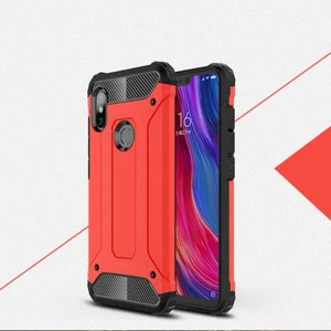 Techno Guru Redmi 6 Tam Koruma Sağlayan Çift Katmanlı Crash Premium Sert Silikon Kılıf