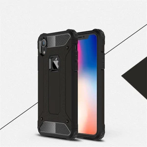 Techno Guru Apple iPhone Xr Tam Koruma Sağlayan Çift Katmanlı Crash Premium Sert Silikon Kılıf