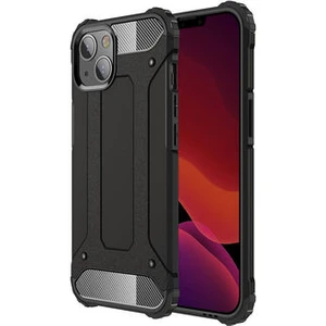 Techno Guru iPhone 13 Mini Tam Koruma Sağlayan Çift Katmanlı Crash Premium Sert Silikon Kılıf