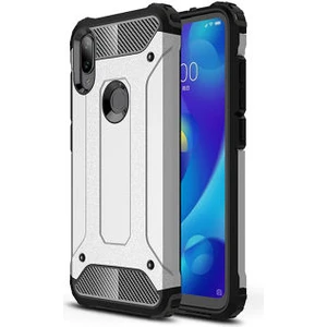 Techno Guru Xiaomi Mi Play Tam Koruma Sağlayan Çift Katmanlı Crash Premium Sert Silikon Kılıf