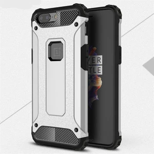Techno Guru One Plus 5 Tam Koruma Sağlayan Çift Katmanlı Crash Premium Sert Silikon Kılıf