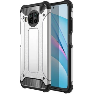 Techno Guru Redmi Note 9 Pro 5g Tam Koruma Sağlayan Çift Katmanlı Crash Premium Sert Silikon Kılıf