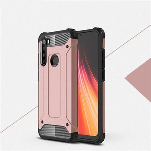 Techno Guru Redmi Note 8 Tam Koruma Sağlayan Çift Katmanlı Crash Premium Sert Silikon Kılıf